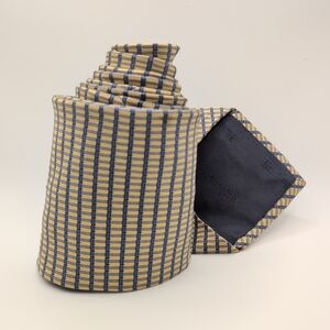 NWOT Silk Huntington Tie Designer Blue And Gold